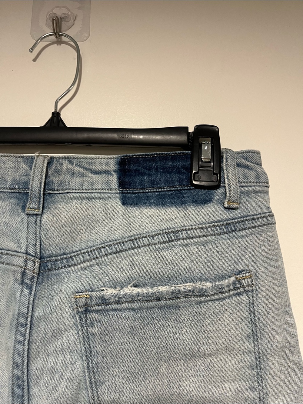 Light Wash Cargo Pocket Women's Jeans - Pale Blue - Picture 6 of 10